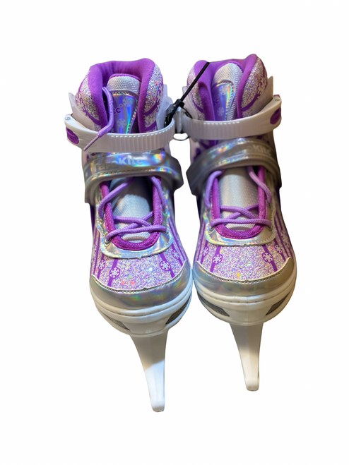 Vist Large View of Product Image Which is Used TAROKITC Girls Figure Skate Purple Adjustable