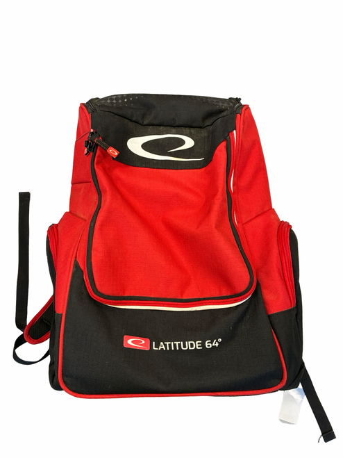 Vist Large View of Product Image Which is Used Latitude 64 Disc Golf Backpack Red