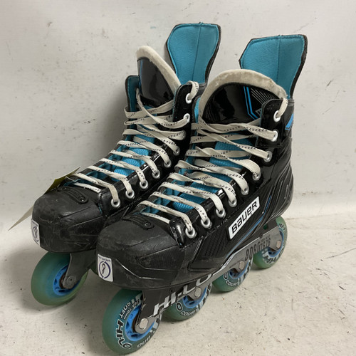 Vist Large View of Product Image Which is Used Bauer RSX Roller Hockey Skates Black Senior 8