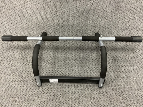 Vist Large View of Product Image Which is Used Iron Gym PULL UP BAR Black And Grey