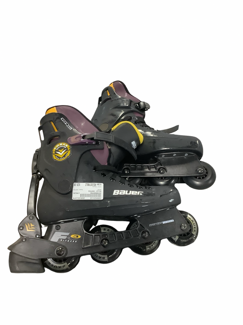 Vist Large View of Product Image Which is Used Bauer SKATES Senior Rec Fitness Skates Black Adjustable