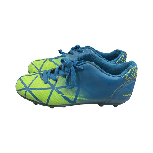 Vist Large View of Product Image Which is Xara and Kelley, Soccer Cleats, Green And Royal Blue, Junior 03
