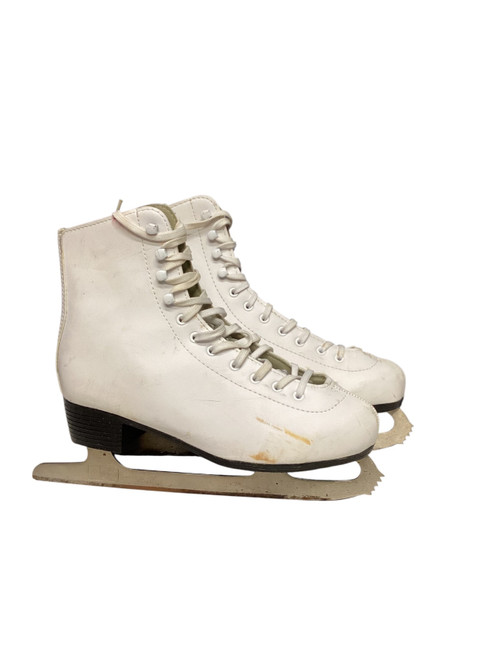 Vist Large View of Product Image Which is Used American Athletic REC FIGURE WomensFigure Skate White Senior 9