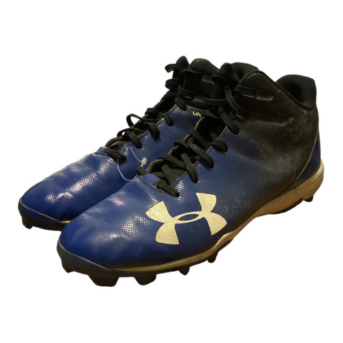 Vist Large View of Product Image Which is Used Under Armour MLB BB/SB Cleats Royal Blue Senior 7.5