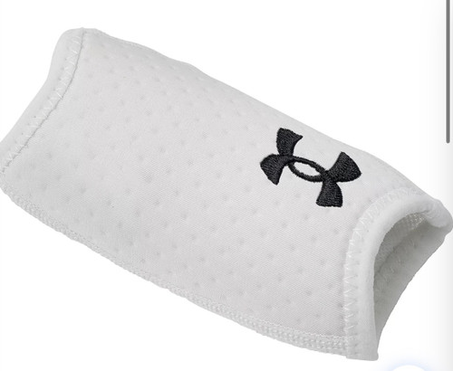 Vist Large View of Product Image Which is New UA WHITE/BLACK CHIN STRAP COVER