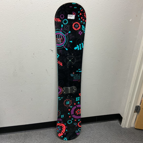 Vist Large View of Product Image Which is Used K2 KANDI Girls Snowboard Only Black And Purple 137 cm