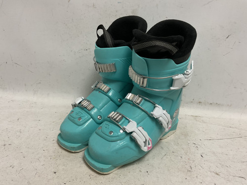 Vist Large View of Product Image Which is Used Tecnica JT3 PEARL Girls DH Ski Boot Carolina Blue 235 MP - J05.5 - W06.5