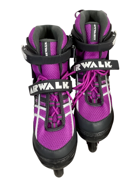 Vist Large View of Product Image Which is Used Airwalk ABEC-5 Senior Rec Fitness Skates Purple