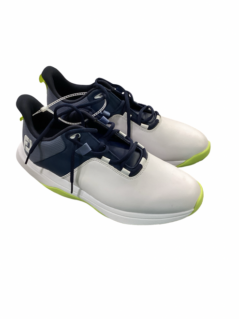 Vist Large View of Product Image Which is Used Foot Joy Mens Golf Shoes White Senior 10