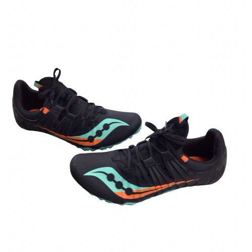 Vist Large View of Product Image Which is Used Saucony Track & Field Cleats Adult Black Senior 10