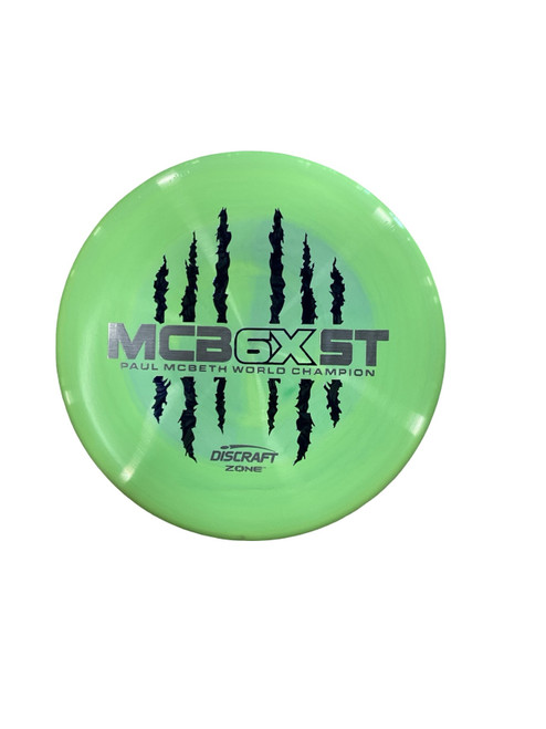 Vist Large View of Product Image Which is Used Discraft PAUL MCBETH MCB 6X ST Other Golf Disc Green