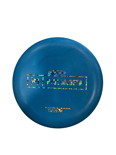 Vist Large View of Product Image Which is Used Discraft PAUL MCBETH Disc Golf Putter Royal Blue
