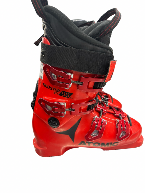 Vist Large View of Product Image Which is Used Atomic REDSTER STI 90 LC Mens DH Ski Boot Red 265 MP - M08.5 - W09.5
