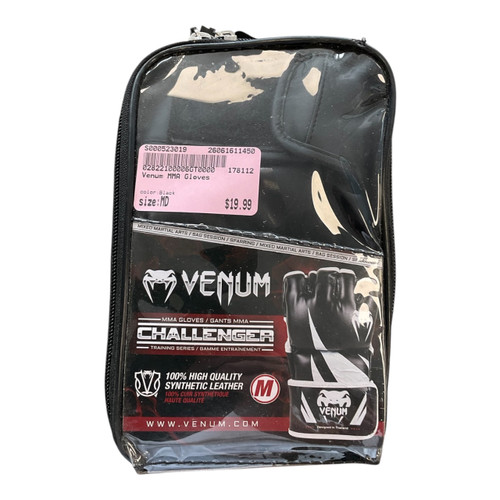 Vist Large View of Product Image Which is Used venum mma Gloves Black MD