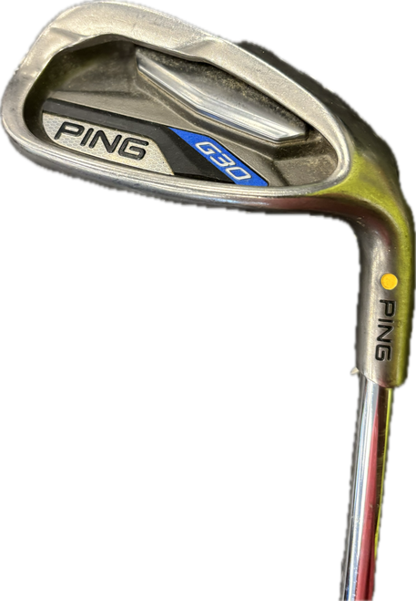 Vist Large View of Product Image Which is Used Ping G30 YELLOW DOT Golf Wedge Mens RH Lob Wedge