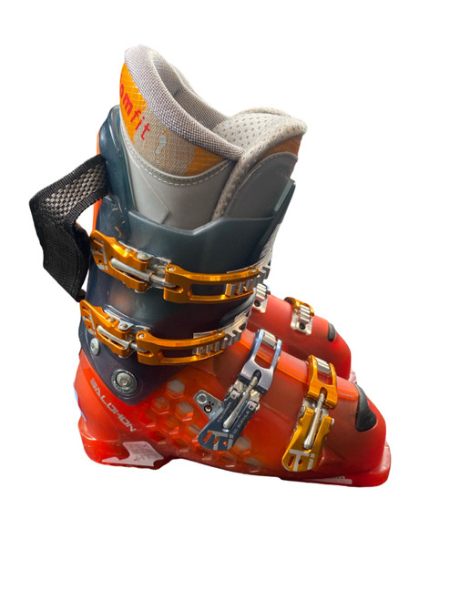Vist Large View of Product Image Which is Used Salomon PRO MODEL Mens DH Ski Boot Orange 265 MP - M08.5 - W09.5