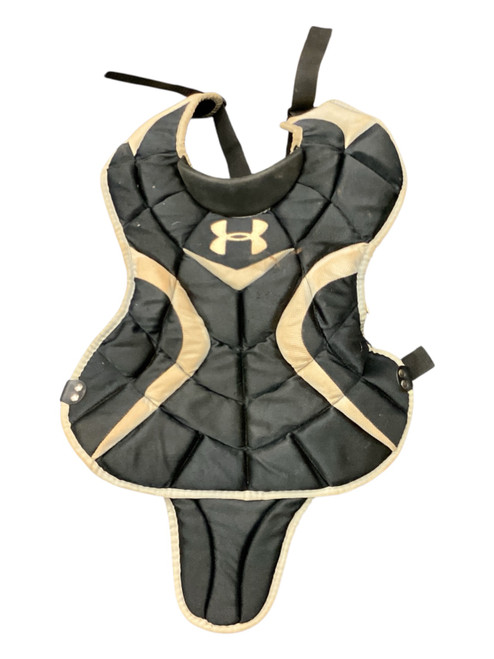 Vist Large View of Product Image Which is Used Under Armour CHEST PIECE Catchers Chest Protector Black Youth