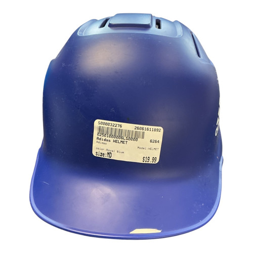 Vist Large View of Product Image Which is Used Adidas HELMET Batting Helmet No Mask Royal Blue MD