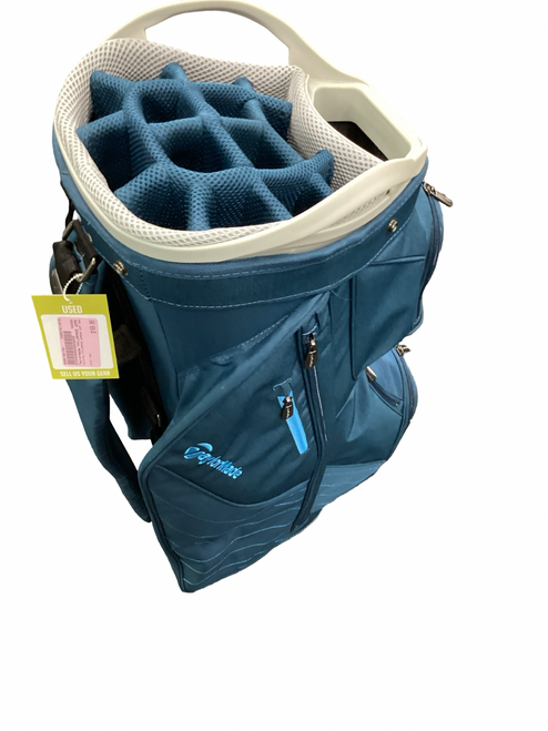 Vist Large View of Product Image Which is Used Taylormade TAYLORMADE WOMENS CART BAG Womens Cart Bag Teal