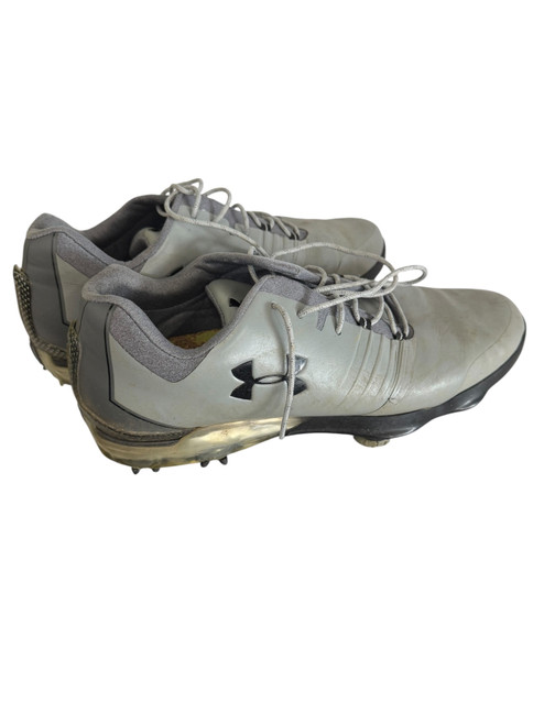 Vist Large View of Product Image Which is Used Under Armour Mens Golf Shoes Grey Senior 12