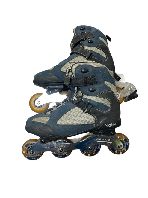 Vist Large View of Product Image Which is Used Ultra Wheels NEVADA Senior Aggressive Skates Royal Blue Senior 12