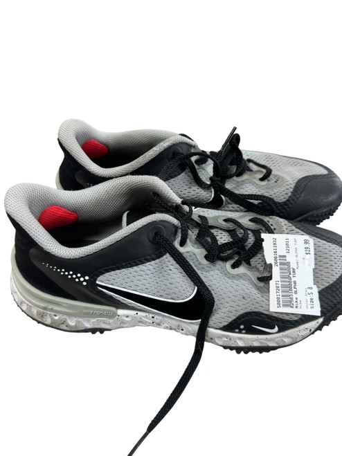 Vist Large View of Product Image Which is Used Nike ALPHA TURF BB/SB Cleats Grey Senior 8