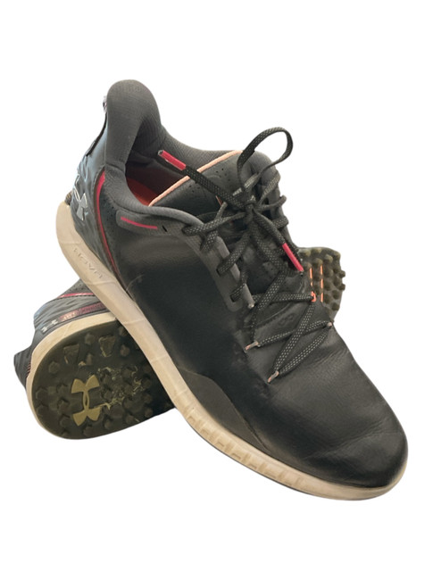 Vist Large View of Product Image Which is Used Under Armour Mens Golf Shoes Black Senior 10