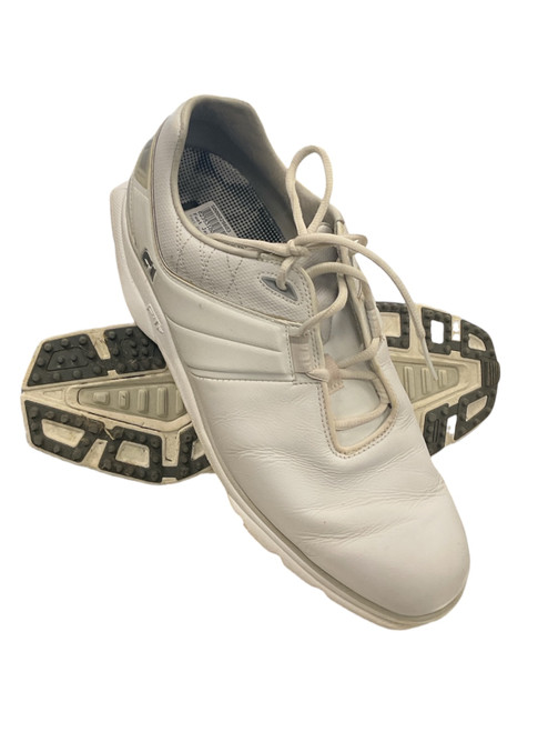 Vist Large View of Product Image Which is Used Foot Joy Mens Golf Shoes White Senior 11