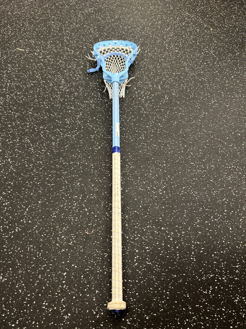 Vist Large View of Product Image Which is Used STX 1K W/ STRING KING 155 Men Atk/Mid Complete Stick Carolina Blue