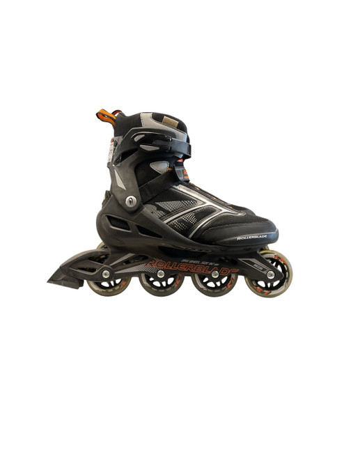 Vist Large View of Product Image Which is Used Rollerblade ZETRABLADE SZ 10 Senior Rec Fitness Skates Black Senior 10