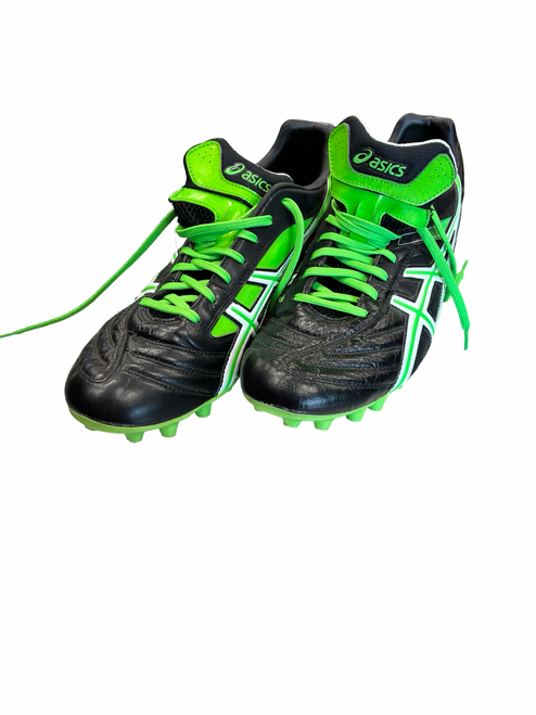 Vist Large View of Product Image Which is Used Asics Soccer Cleats Black Senior 12