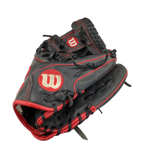 Vist Large View of Product Image Which is Used Wilson A1000 BB/SB Glove RH Throw Black 11 1/2"