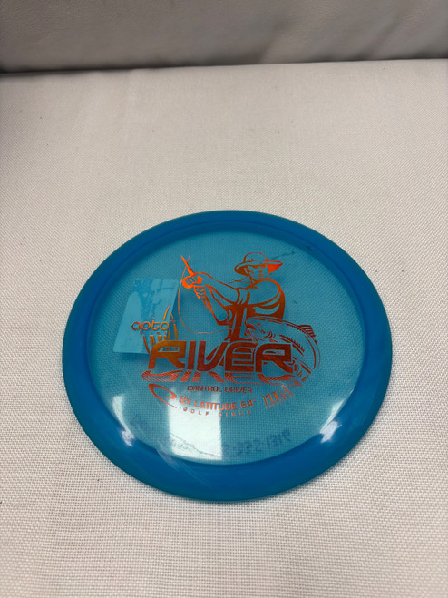 Vist Large View of Product Image Which is Used Latitude 64 OPTO RIVER Disc Golf Driver Royal Blue