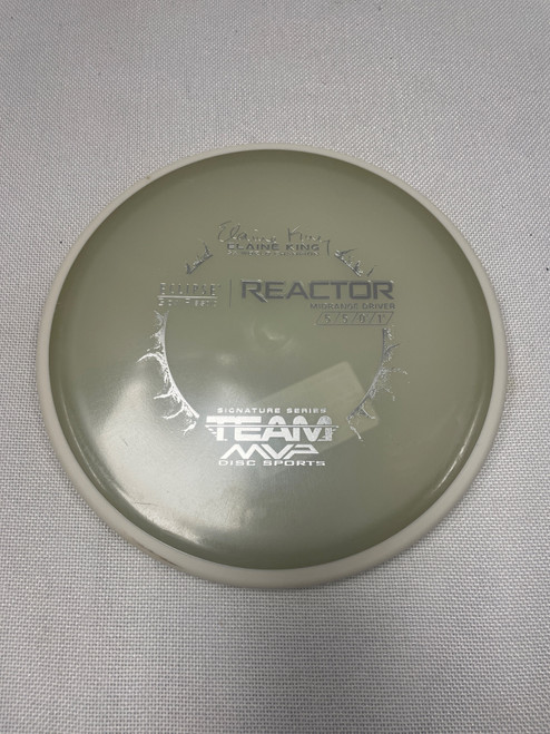 Vist Large View of Product Image Which is Used MVP ECLIPSE REACTOR Disc Golf Mid Range White