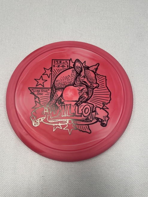 Vist Large View of Product Image Which is Used Lone Star Disc DILLO Disc Golf Putter Red