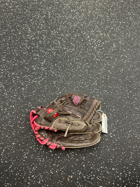 Vist Large View of Product Image Which is Used Rawlings FASTPITCH SOFTBALL BB/SB Glove RH Throw Brown 11"