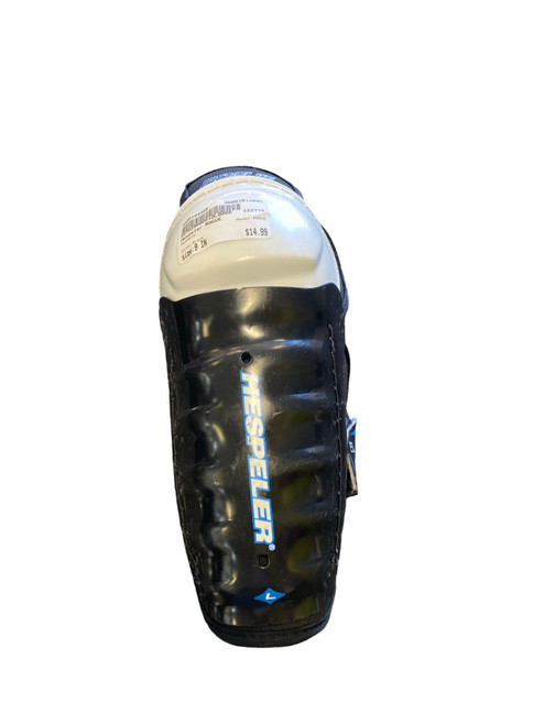Vist Large View of Product Image Which is Used Hespeler ROGUE Youth Shin Guards Black 9"