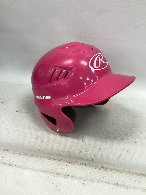 Vist Large View of Product Image Which is Used Rawlings CFTBH-R1 Batting Helmet No Mask Pink SM