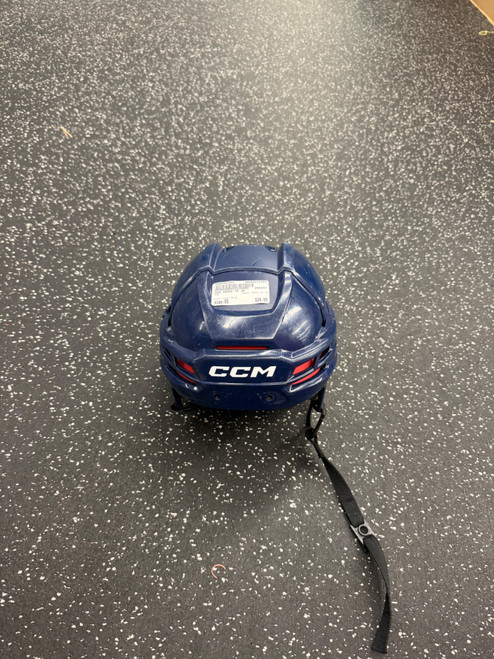 Vist Large View of Product Image Which is Used CCM TACKS 70 JR Hockey Helmet Only Navy Blue One Size