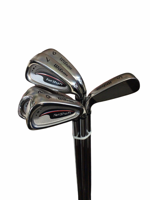 Vist Large View of Product Image Which is Used Wilson FAT SHAFT Mens Iron Set RH 5I-PW