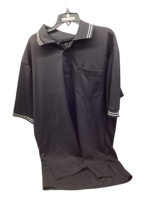 Vist Large View of Product Image Which is Used Smitty MEDIUM BLACK UMPIRE SHIRT Umpire Accessories Black