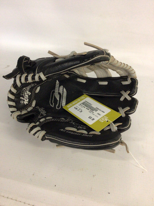 Vist Large View of Product Image Which is Used Rawlings SURE CATCH BB/SB Glove RH Throw Black 11"