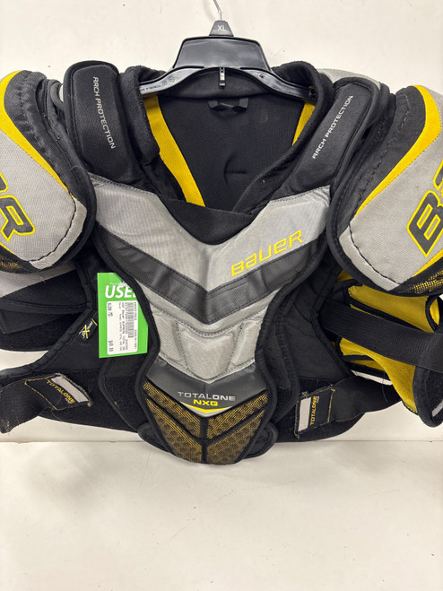 Vist Large View of Product Image Which is Used Bauer SUPREME TOTAL ONE NXG Senior Shoulder Pads MD