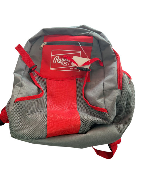 Vist Large View of Product Image Which is Used Rawlings BB/SB Player Backpack Grey