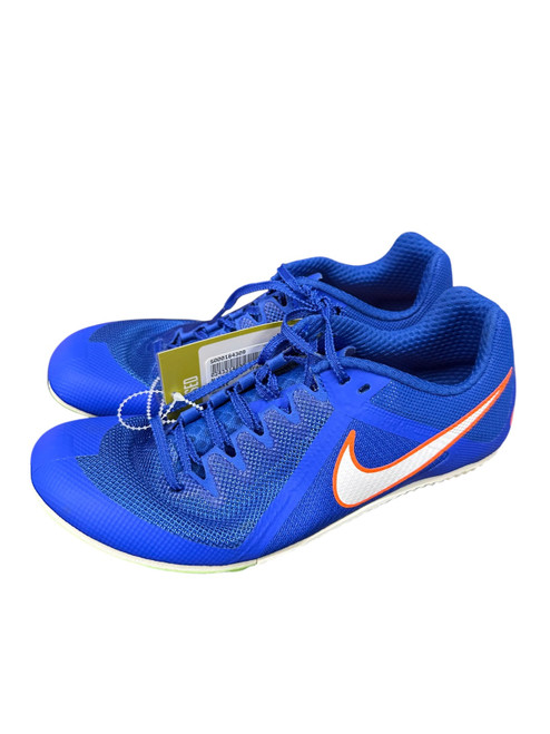 Vist Large View of Product Image Which is Used Nike Track & Field Cleats Adult Royal Blue Senior 7.5