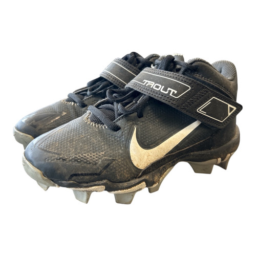 Vist Large View of Product Image Which is Used Nike TROUT BB CLEATS BB/SB Cleats Black Junior 02