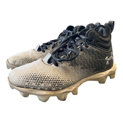 Vist Large View of Product Image Which is Used Under Armour SPOTLIGHT Jr FB Cleats Black Junior 03