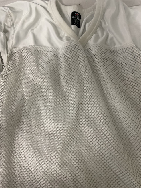Vist Large View of Product Image Which is Used Schutt PRACTICE JERSEY VARSITY FB Top Adult White MD