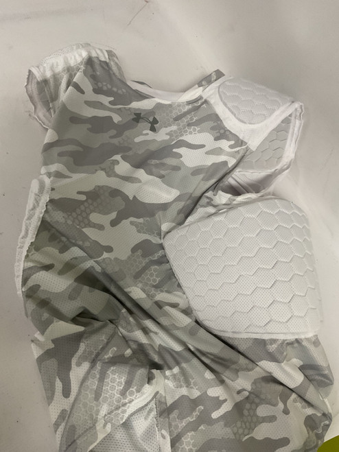 Vist Large View of Product Image Which is Used Under Armour HEAT GEAR GIRDLE TOP FB Girdles White MD