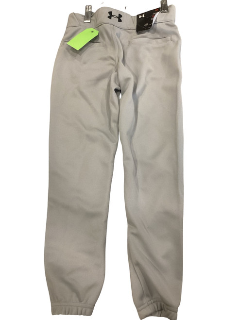 Vist Large View of Product Image Which is Used Under Armour BASEBALL PANTS BB/SB Pant Boys Grey XS